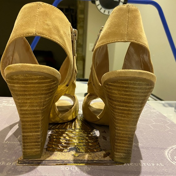 Vince Camuto Demi Pink Suede Knot Mule Sandal 9.5 - Picture 4 of 6